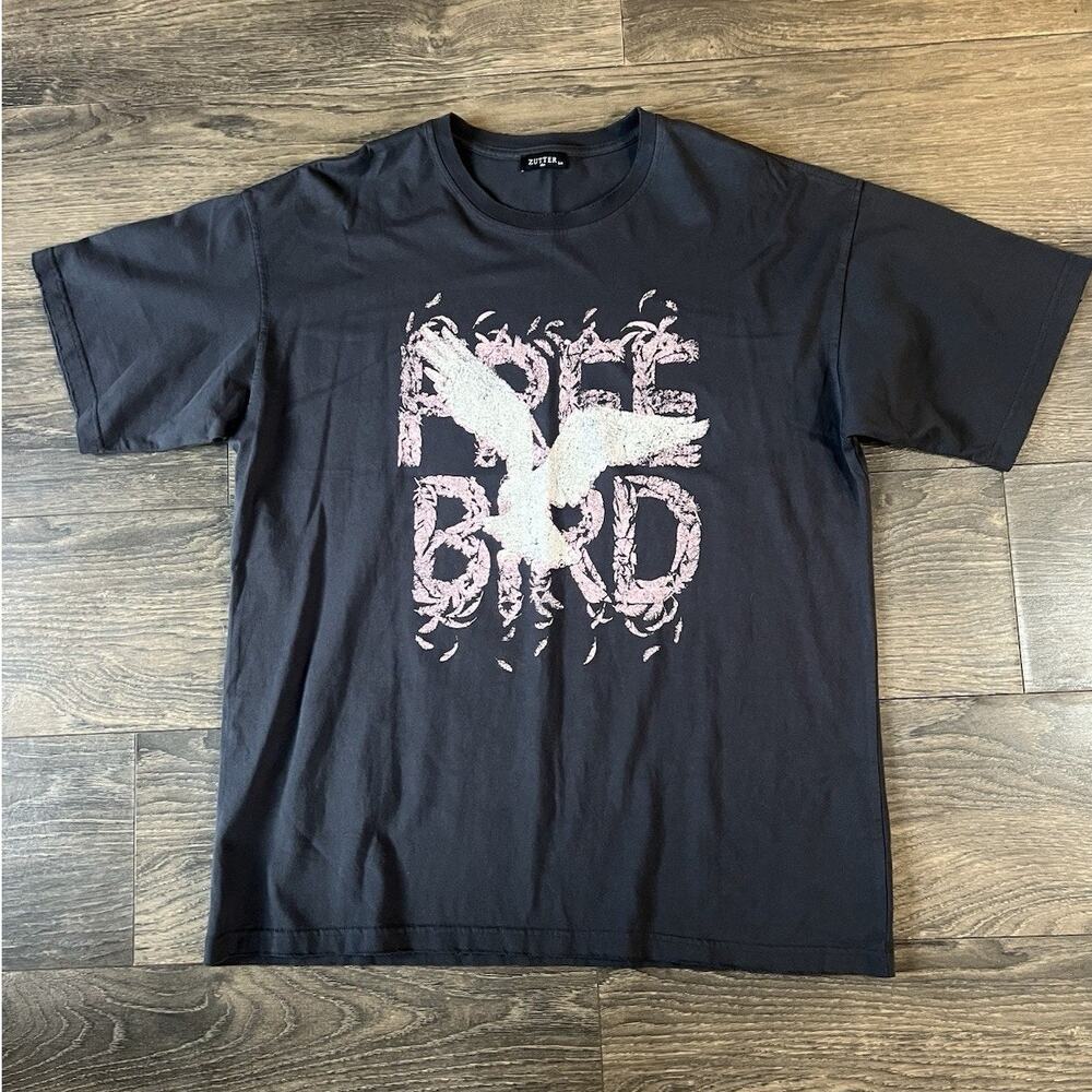 Zutter Free Bird Lynyrd Skynyrd Graphic Tee Sz M Rock Grunge Y2K Festival Band